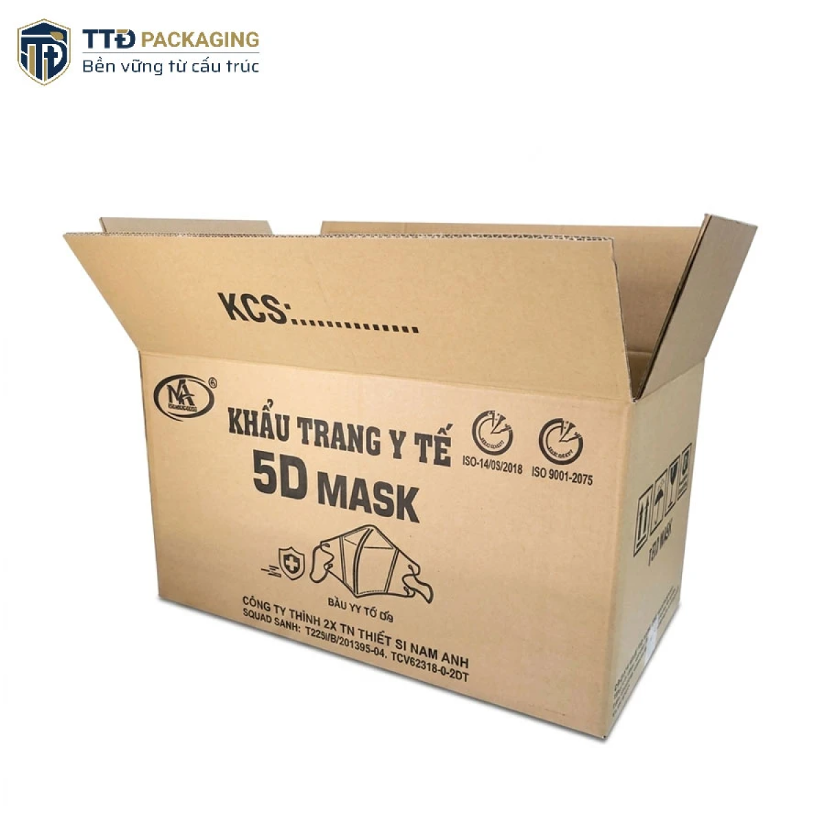 Thùng carton đựng khẩu trang